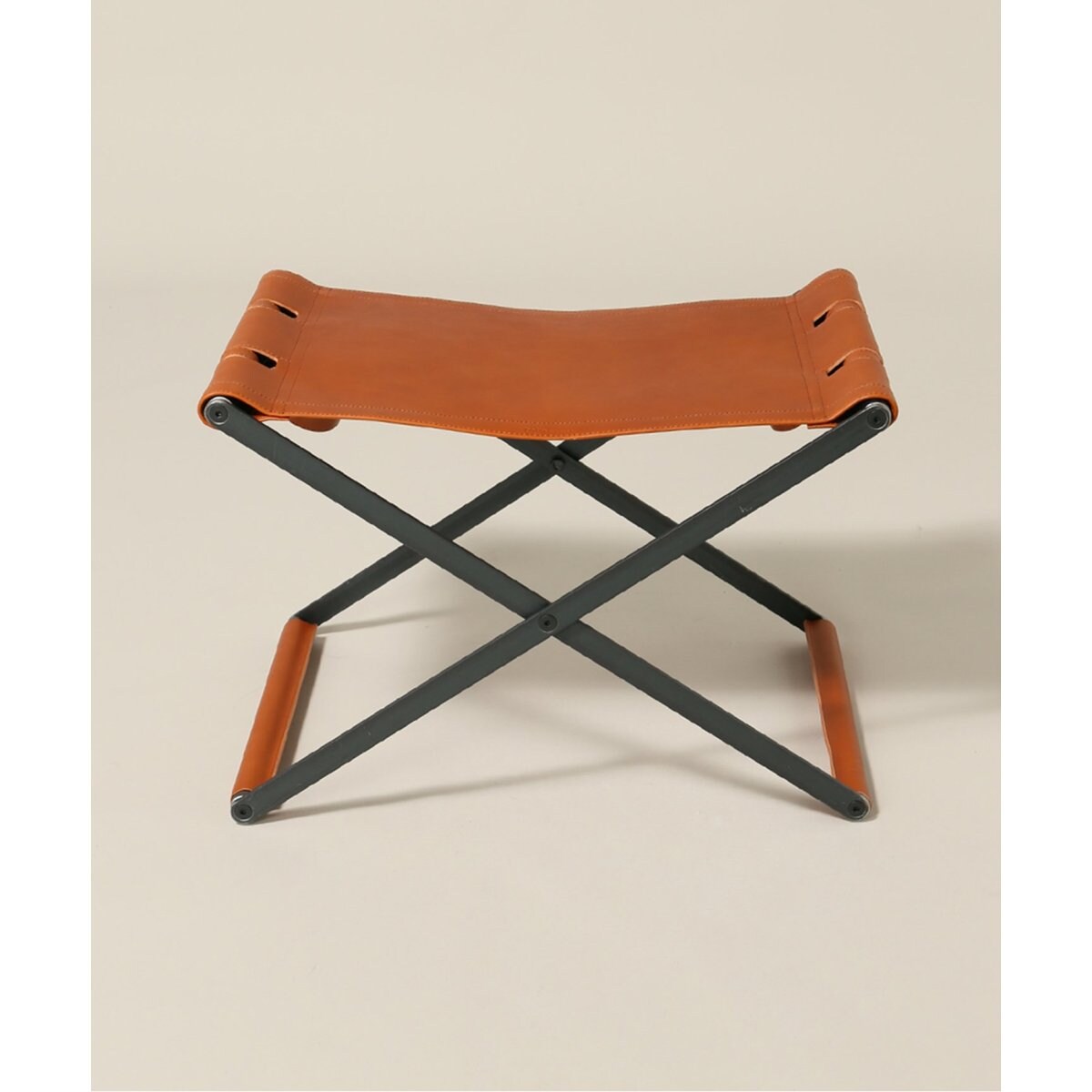 hobo / Cow Leather Folding Chair / ブラック