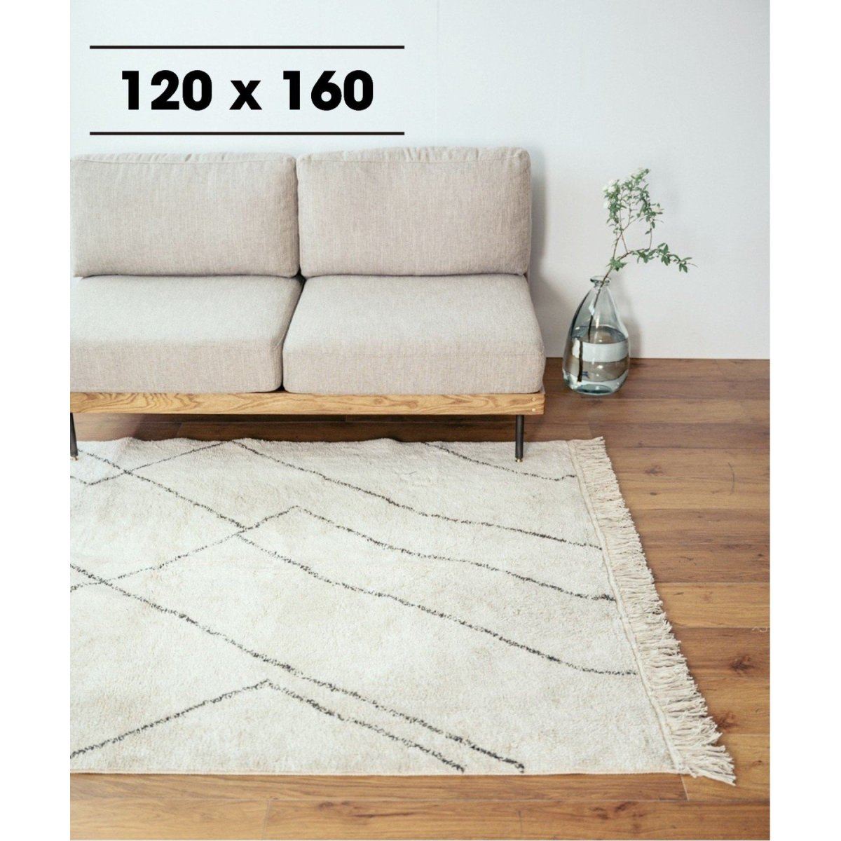 ジャーナルスタンダードファニチャー BRENTWOOD RUG 140x200 BRENTWOOD RUG 140x200 ブレントウッド ラグ（ラグ・マット