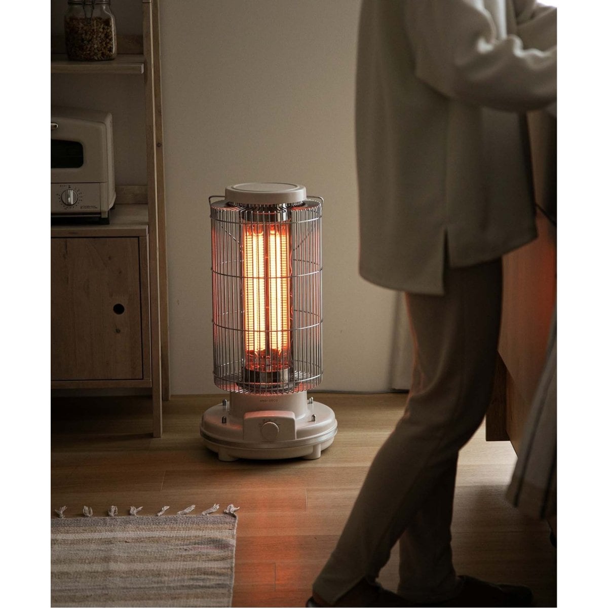 AND DECO/アンドデコ】CARBON HEATER レトロ カーボン ヒーター