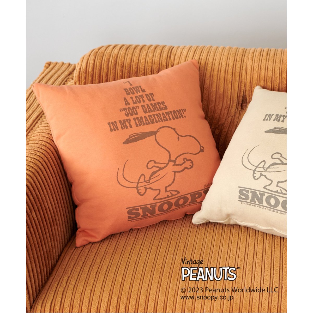 PEANUTS×JOURNAL STANDARD FURNITURE】CUSHION 45 I B | ジャーナル