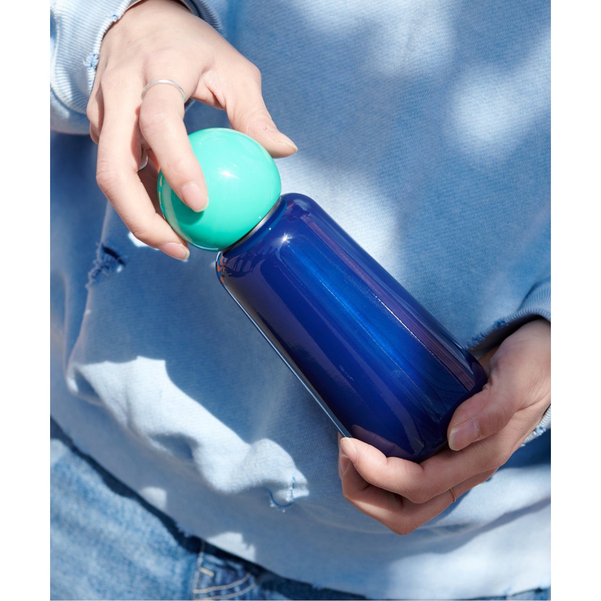 Lund London ルンドロンドン ボトル 水筒 500ml ネイビー