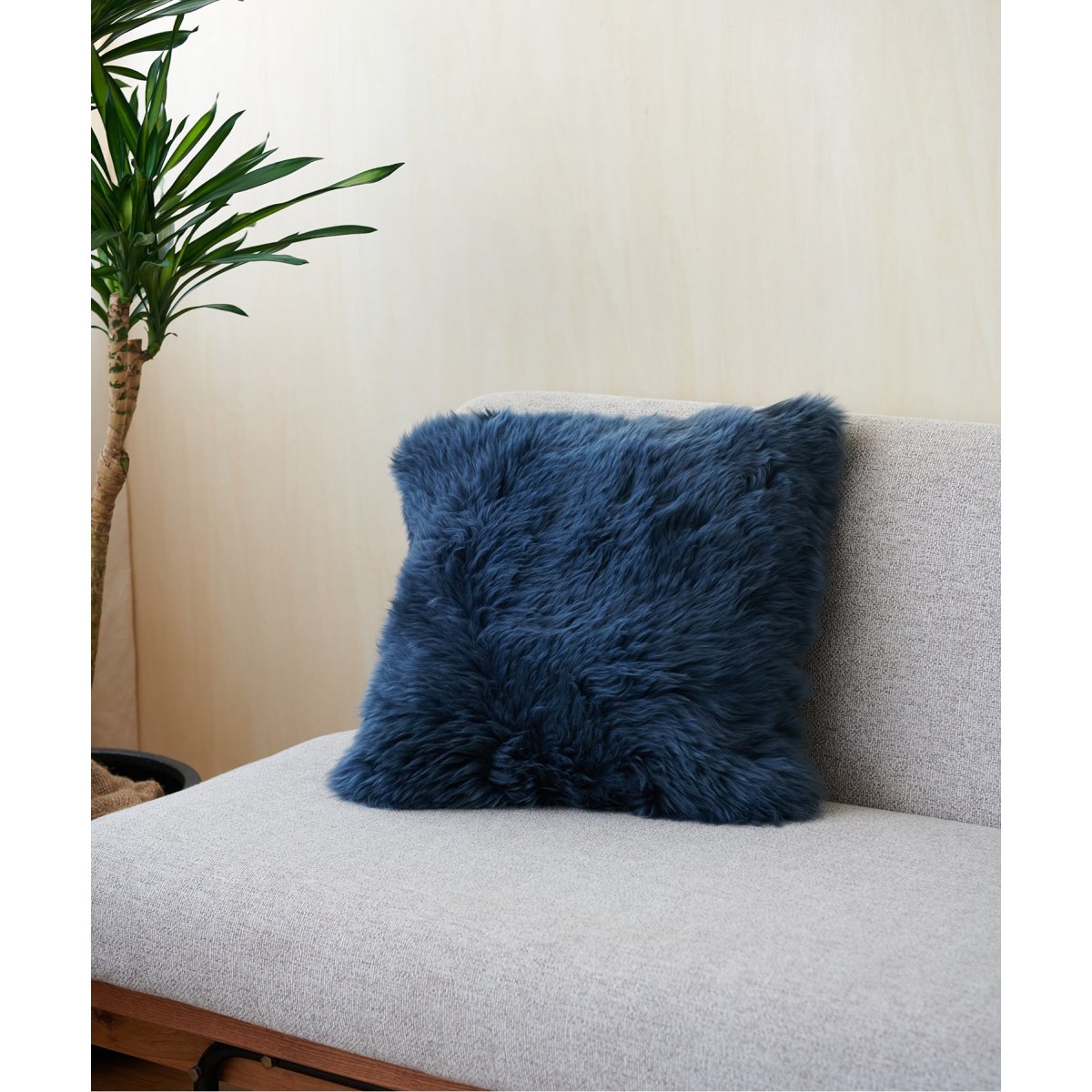 SHEEPSKIN CUSHION シープスキン クッションカバー 45cm角