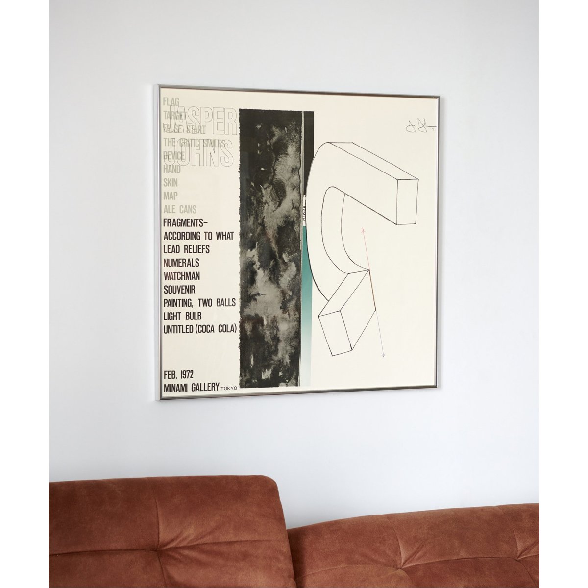[}C]s\tPOSTER JASPER JOHNS A[gt[/W[iX^_[ht@j`[iJOURNAL STANDARD FURNITUREj \m^J[ K