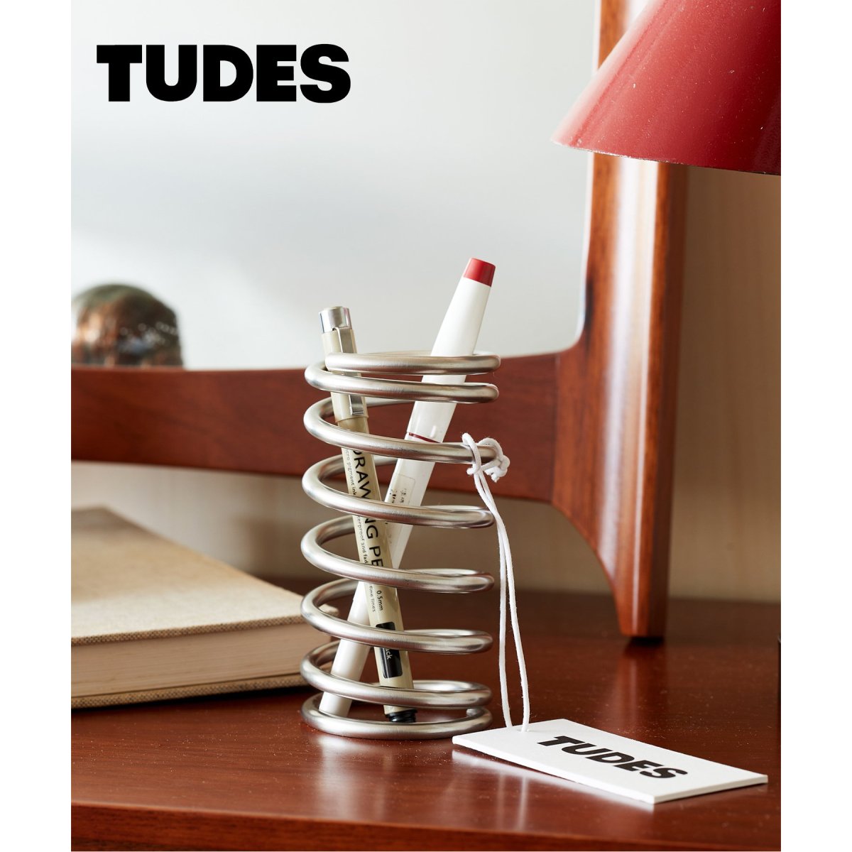 TUDES/トゥーデス】 SPIRAL HOLDER SV 歯ブラシホルダー