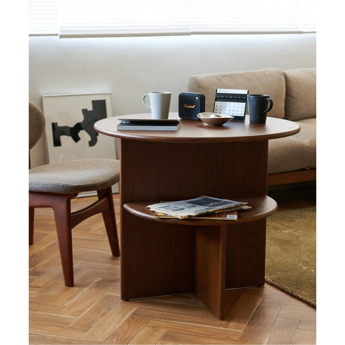 大型商品》PORTO LD TABLE brown ポルトLDテーブル | ジャーナル