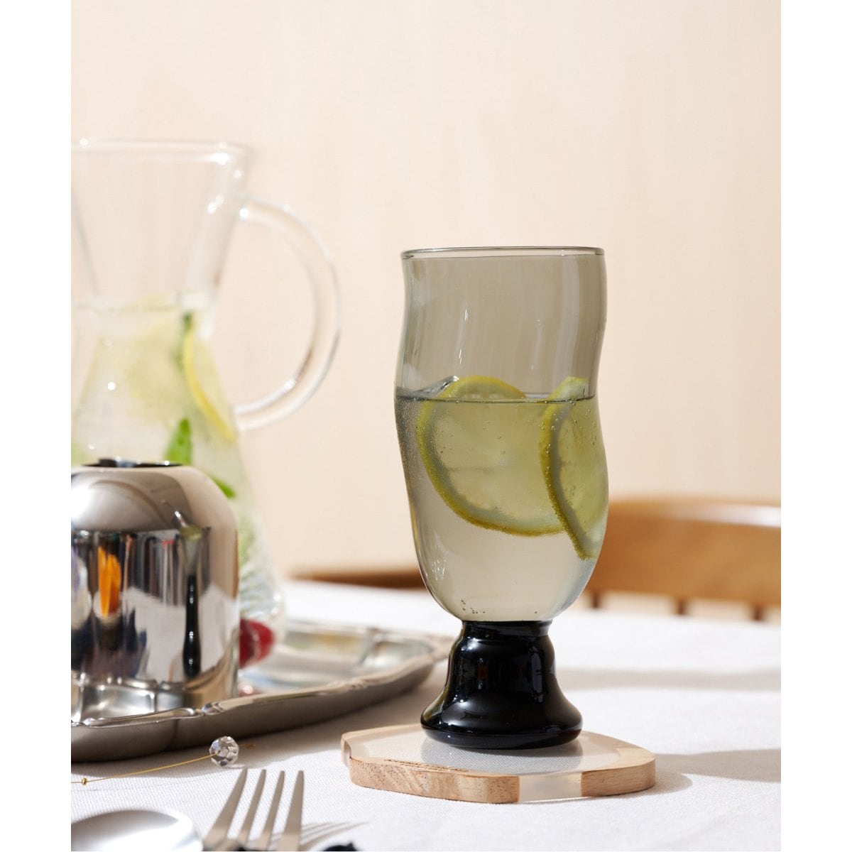 [}C]WAVY GOBLET GLASS GY Subg OX/W[iX^_[ht@j`[iJOURNAL STANDARD FURNITUREj O[