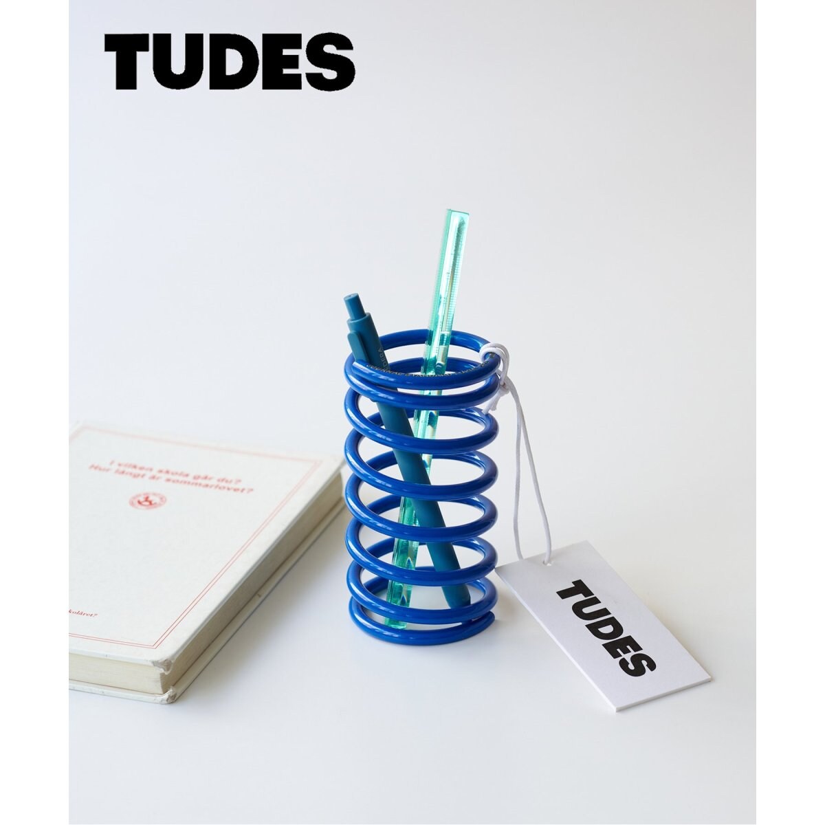 TUDES/トゥーデス】SPIRAL HOLDER BLUE ペン ブラシ ホルダー TUDES/トゥーデス】SPIRAL HOLDER BLUE ペン ブラシ ホルダー