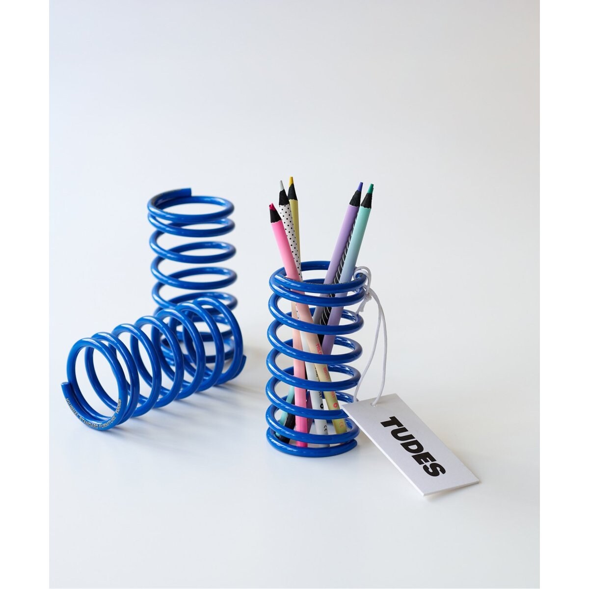 TUDES スチール　スパイラル　ホルダー　正規品　　新品　箱付き TUDES/トゥーデス】 SPIRAL HOLDER SV 歯ブラシホルダー