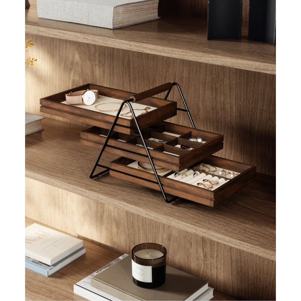 ジャーナルスタンダードファニチャー　ジュエリーボックス　アクセサリーボックス journal standard Furniture 収納 JSF JEWELRY BOX A5