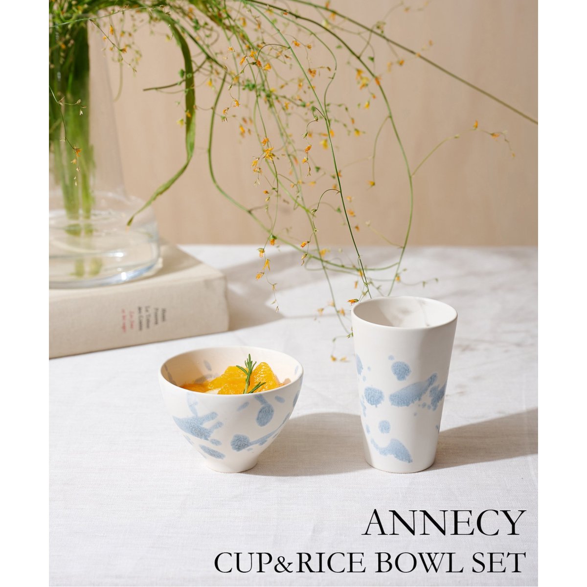 [}C]ySAKUZAN/TNUzJSFʒ ANNECY CUP RICE BOWL SET 2_Zbg/W[iX^_[ht@j`[iJOURNAL STANDARD FURNITUREj u[ A
