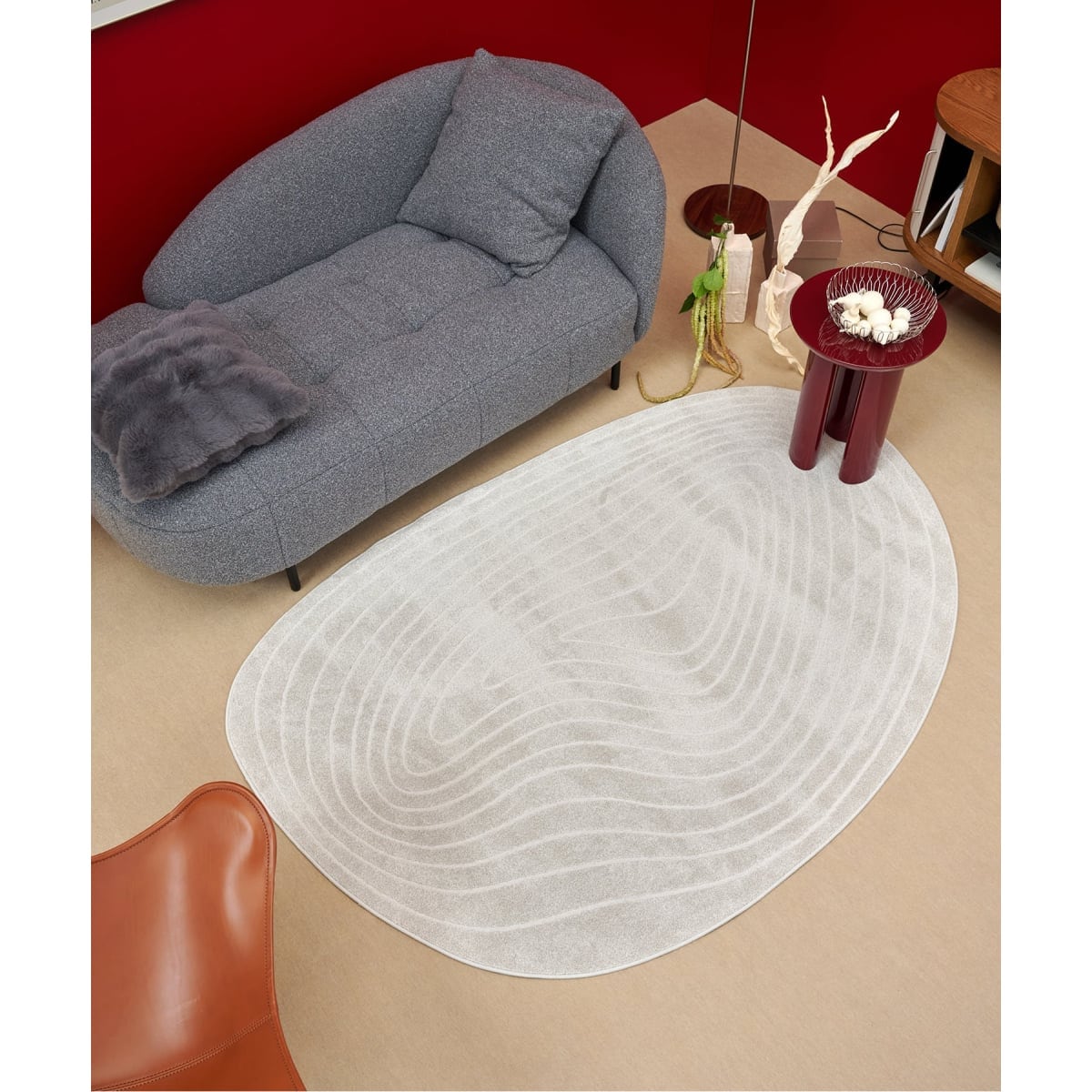 [}C]SARA RUG 133X195 T O/W[iX^_[ht@j`[iJOURNAL STANDARD FURNITUREj i`
