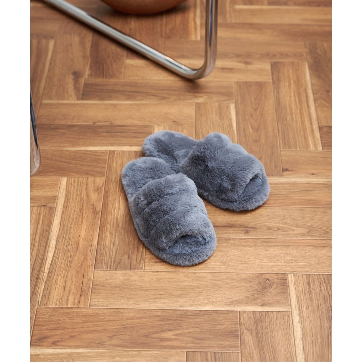 [}C]SLIPPER PUFFY FUR tFCNt@[ Xbp/W[iX^_[ht@j`[iJOURNAL STANDARD FURNITUREj O[