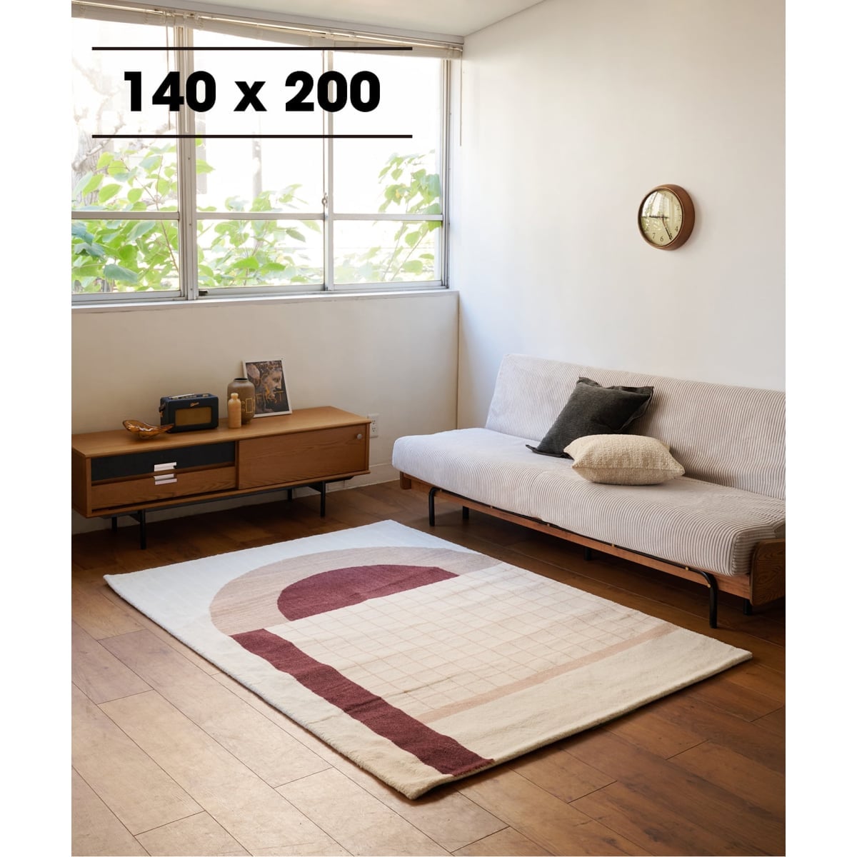 [�}���C]FAIRBURN RUG 140X200 �t�F�A�o�[�� ���O/�W���[�i���X�^���_�[�h�t�@�j�`���[�iJOURNAL STANDARD FURNITURE�j �\�m�^�J���[ K