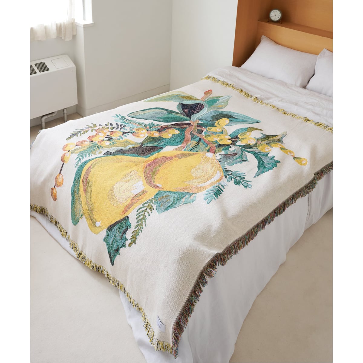 廃盤新品未使用✳︎ラルフローレン✳︎ジャガード織✳︎フィッテドシーツ✳︎セミダブル✳︎白 ラルフローレンダブルシーツ