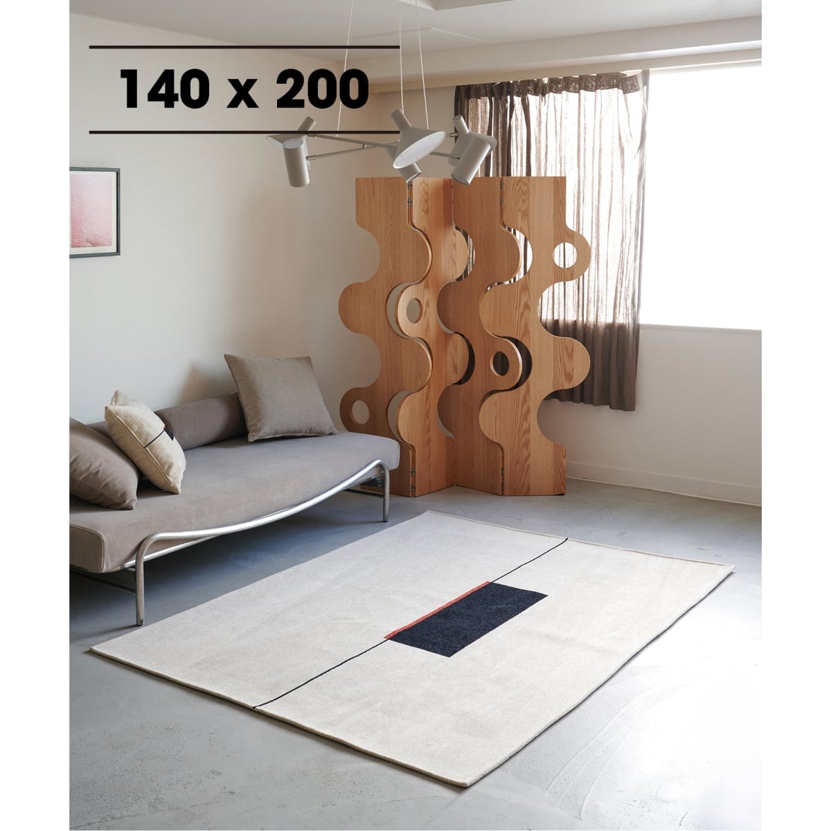 [�}���C]�s�\��tLINEAR GEO RUG 140X200 ���C�i�[�W�I ���O/�W���[�i���X�^���_�[�h�t�@�j�`���[�iJOURNAL STANDARD FURNITURE�j �O���[