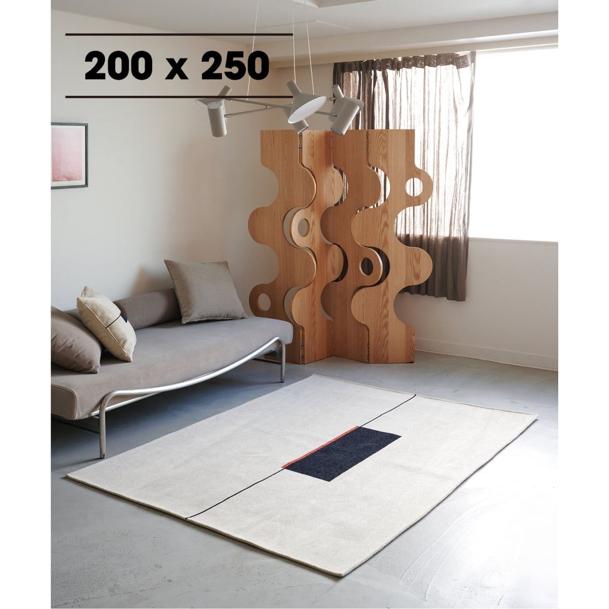 [�}���C]�s�\��tLINEAR GEO RUG 200X250 ���C�i�[�W�I ���O/�W���[�i���X�^���_�[�h�t�@�j�`���[�iJOURNAL STANDARD FURNITURE�j �O���[