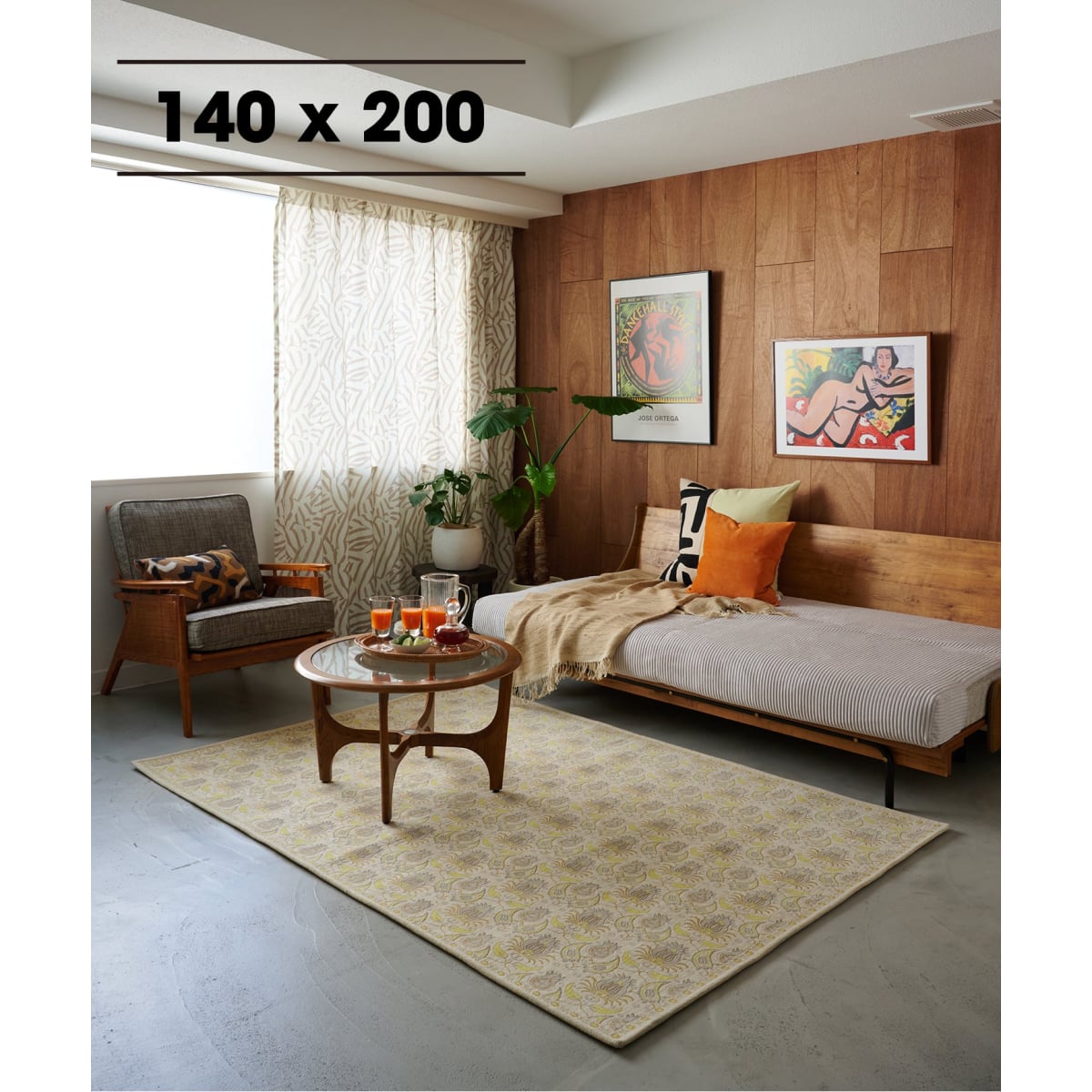 [�}���C]�s�\��tBLOOMPAISLEY RUG 140X200 �u���[���y�C�Y���[ ���O/�W���[�i���X�^���_�[�h�t�@�j�`���[�iJOURNAL STANDARD FURNITURE�j �C�G���[