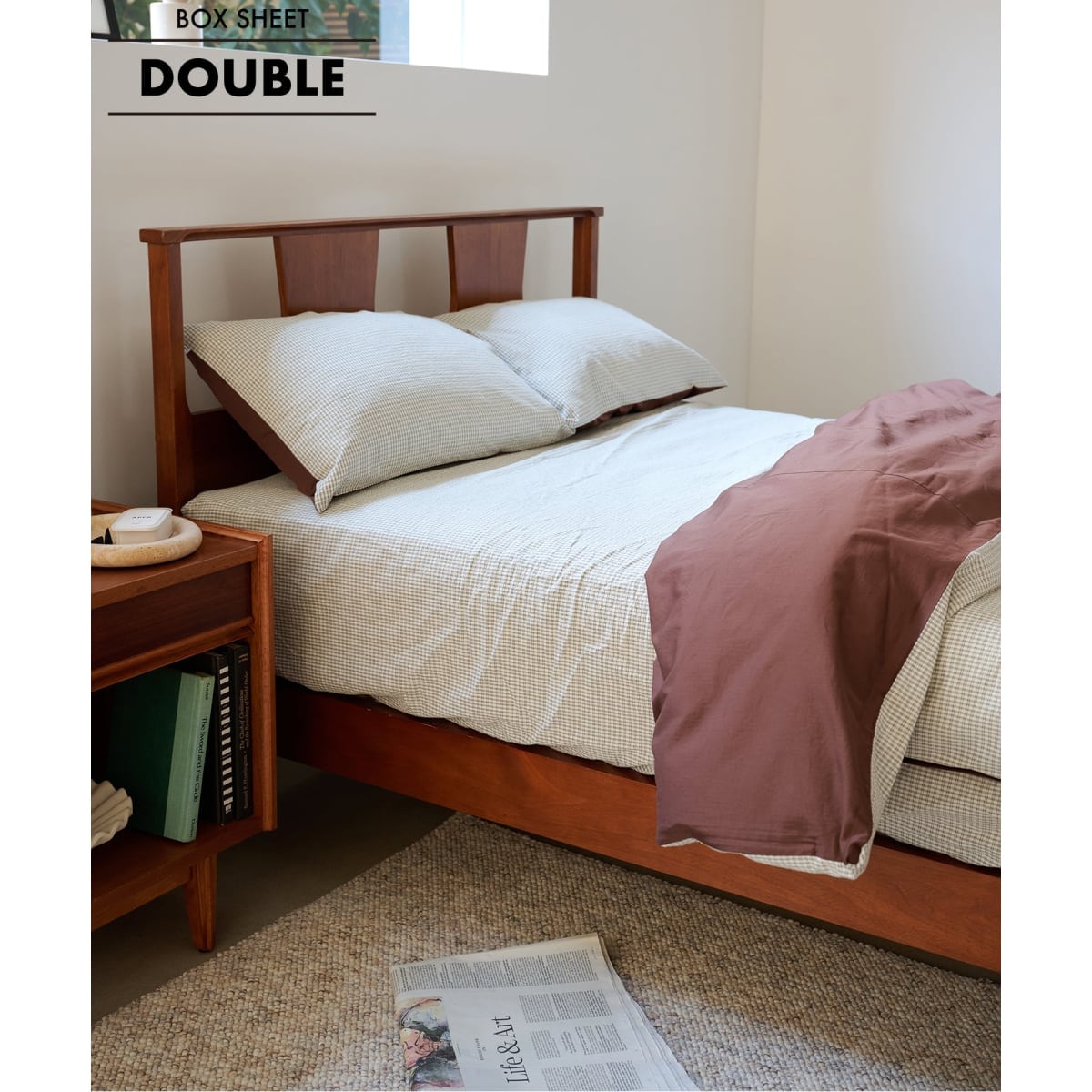 [�}���C]SUCKER CHECK BOX SHEET D �{�b�N�X�V�[�c �_�u��/�W���[�i���X�^���_�[�h�t�@�j�`���[�iJOURNAL STANDARD FURNITURE�j �\�m�^�J���[ K