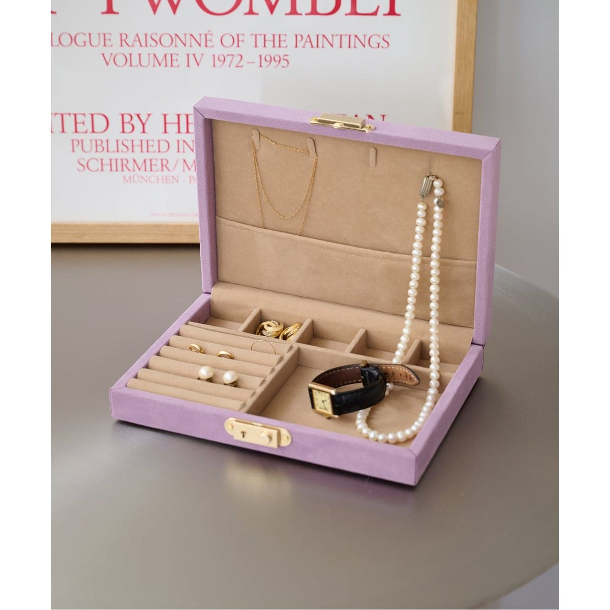 【新品未使用品】ジャーナルスタンダードファニチャージュエリーボックス（ホワイト） journal standard Furniture（ジャーナル スタンダード ファニチャー