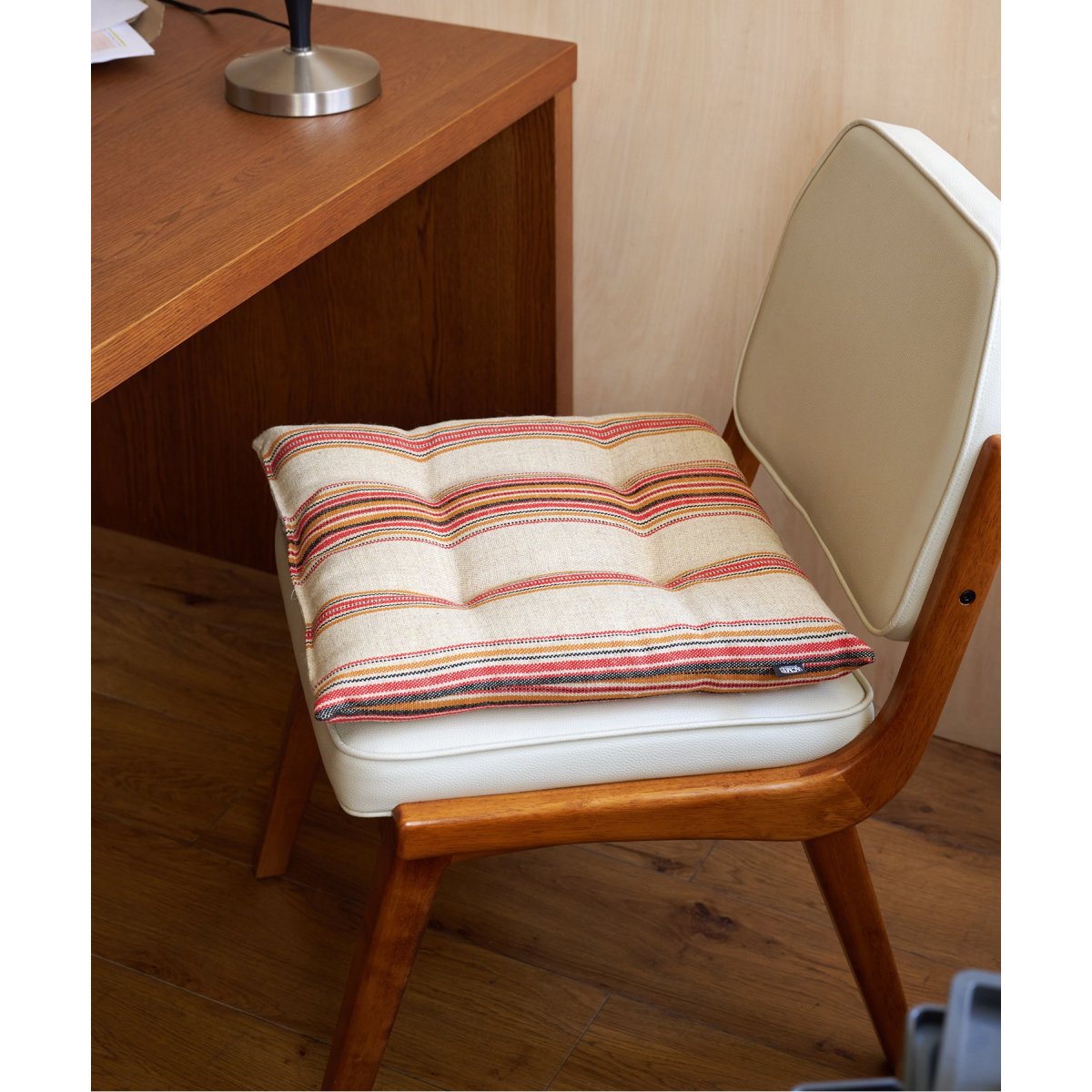 [}C]Vintage Fabric Seat Cushion V[gNbV/ANt@j`[iACME Furniturej \m^J[ D