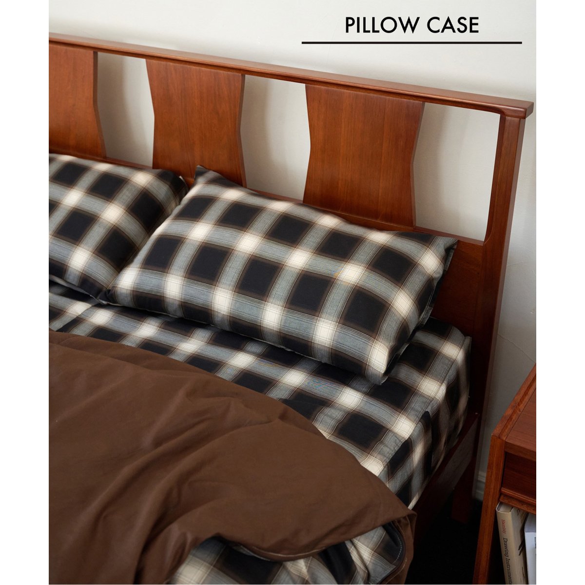 [�}���C]OMBRE CHECK PILLOW CASE 43x63 �s���[�P�[�X/�A�N���t�@�j�`���[�iACME Furniture�j �u���E��