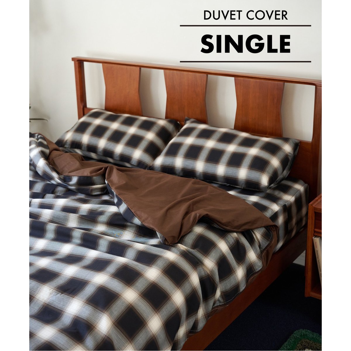 OMBRE CHECK DUVET COVER 掛け布団カバー セミダブル OMBRE CHECK DUVET COVER S 掛け布団カバー シングル | アクメ