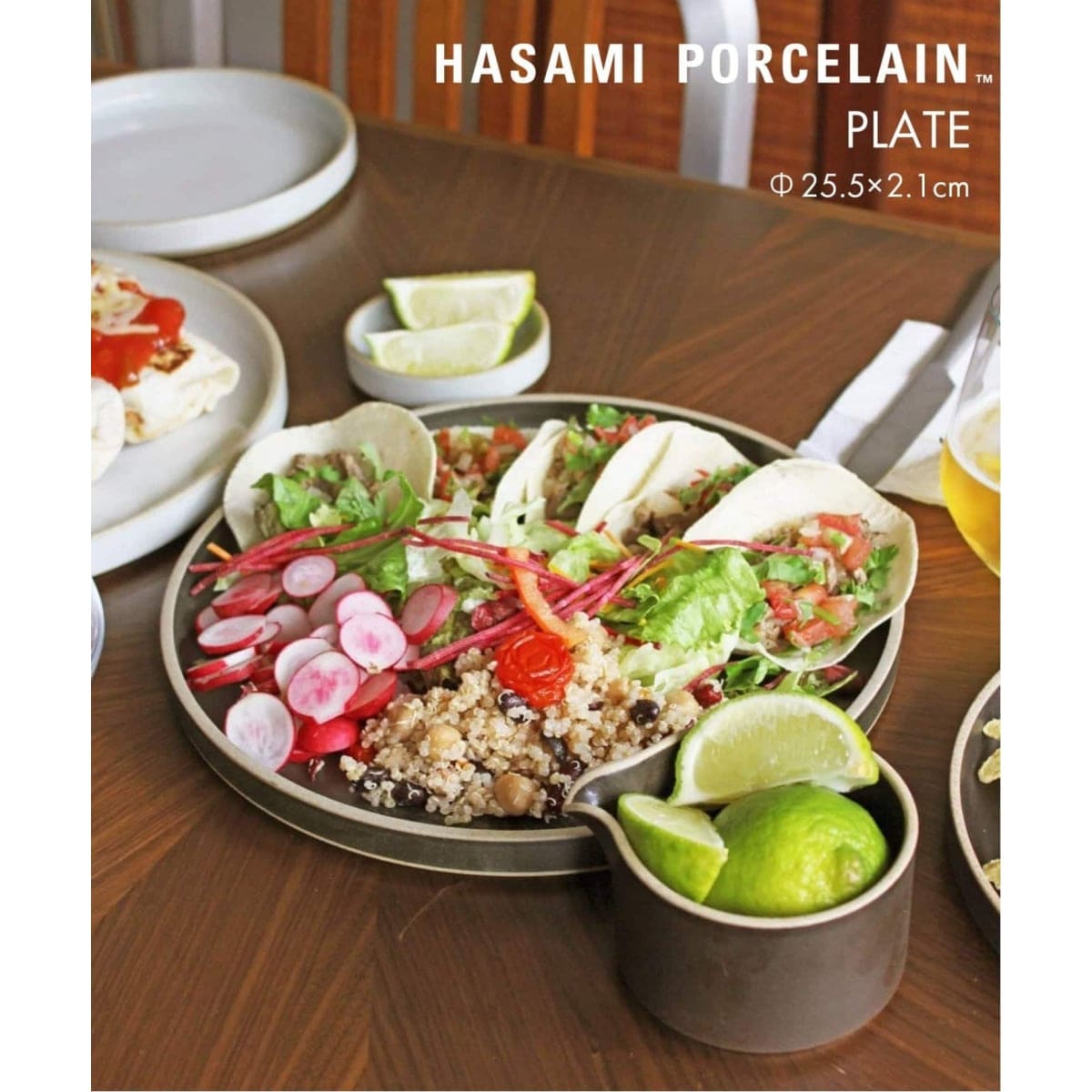 [}C]yHASAMI PORCELAIN/nT~|[ZzPLATE 25.5cm/ANt@j`[iACME Furniturej ubN