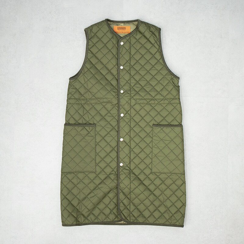 QUILT LONG VEST/キルトロングベスト/キルト/ベスト