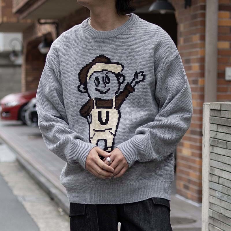 CREW KNIT_WINDY JR./ニット | ユニバーサルオーバーオール