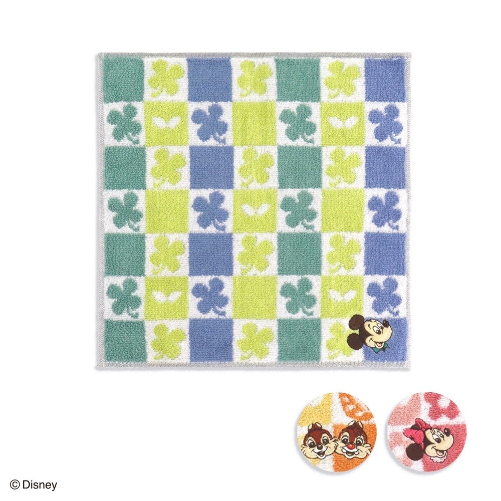 新品　ディズニー　ハンカチ ディズニー】ミニー メタリック刺繍 タオルハンカチ（25×25） 2