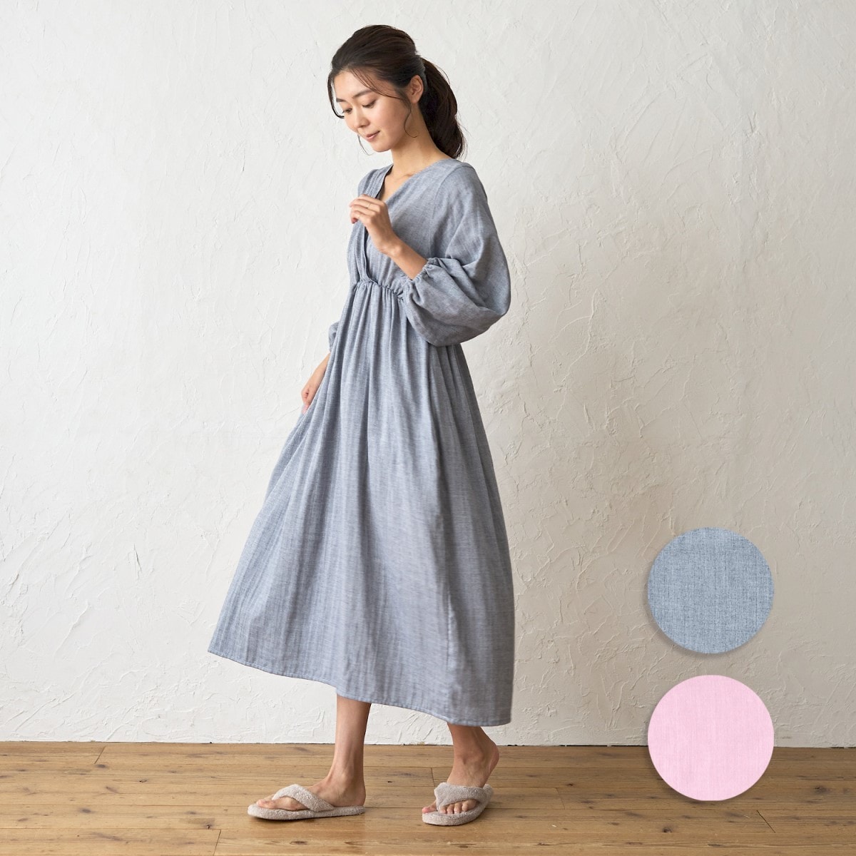 ココチビューティー（cococi beauty）/ココチビューティ リナ ガーゼカシュクールワンピースＭ ココチビューティ リナ ガーゼカシュクールワンピースM | ココチ