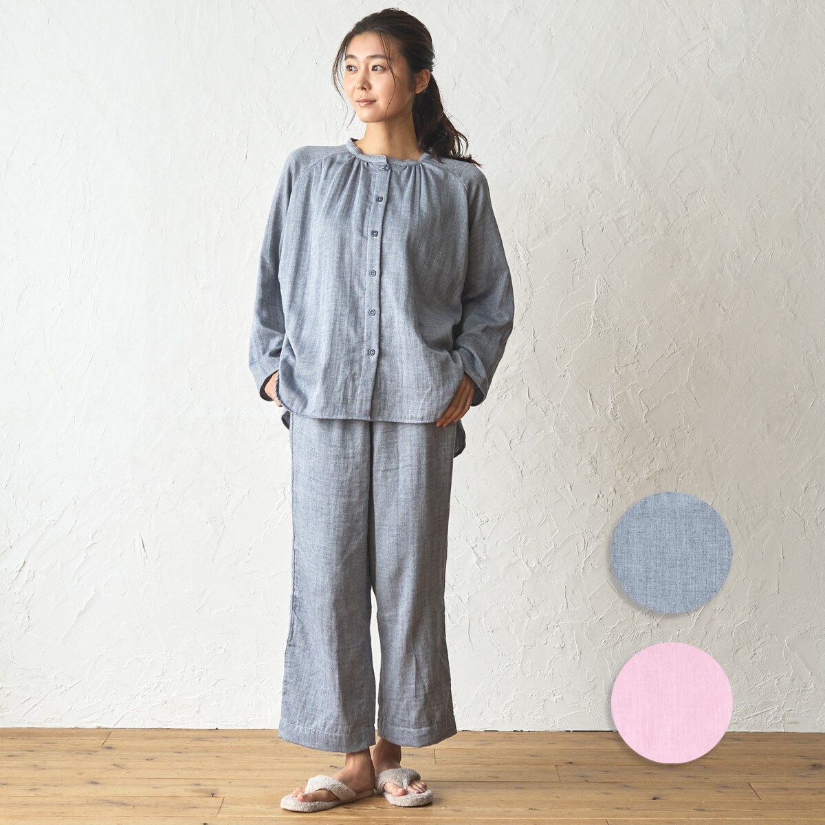 ココチビューティ リナ ガーゼカシュクールワンピースL | ココチ