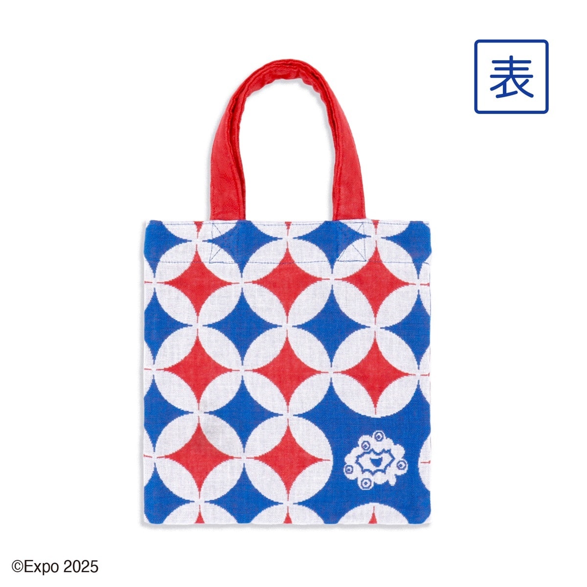 ミャクミャク　レース　エコバッグ　エコバッグ　万博　2025 EXPO2025 ミャクミャク レースのオシャレBAG ミャクミャクカラー