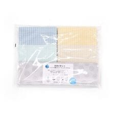 タオル美術館(Towelmuseum)のハイドロ銀チタン(R) ワッフル織りキッチンクロス2枚セット