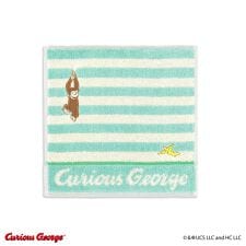 おさるのジョージ ボーダー タオルハンカチ