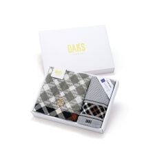 ダックス(DAKS)のDAKS ブラックハウスチェックベア ウォッシュタオル・フェイスタオル各1枚入り