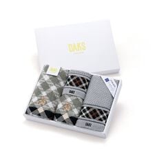 ダックス(DAKS)のDAKS ブラックハウスチェックベア ウォッシュタオル・フェイスタオル各2枚入り