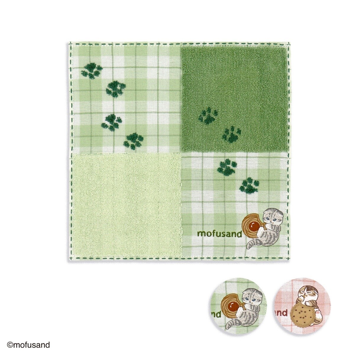 mofusand クッキーにゃん タオルハンカチ | タオル美術館(Towelmuseum