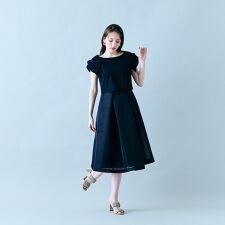 リボンスリーブワンピース