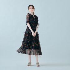 オーディア ミューズ(Audie a Muses)のチェリープリントプリーツワンピース