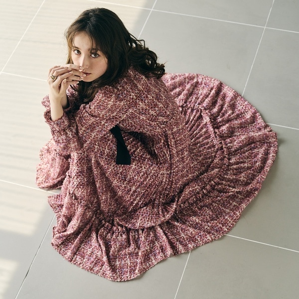 ツィードプリントワンピース | オーディア ミューズ(Audie a Muses