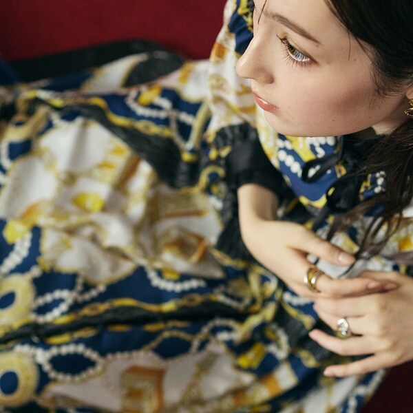 Audie a Muses ジュエリープリントワンピース　オーディアミューズ ジュエリープリントワンピース | オーディア ミューズ(Audie a Muses