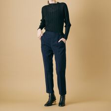 オーディア ミューズ(Audie a Muses)のテーパードパンツ/ストライプ