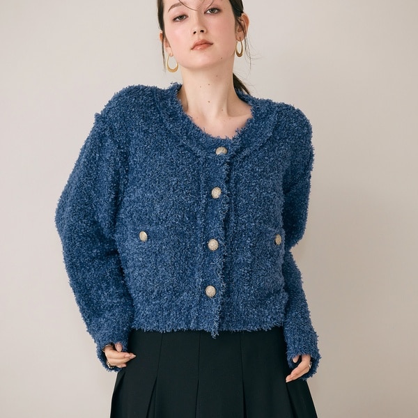 MIXラメニットカーディガン | オーディア ミューズ(Audie a Muses