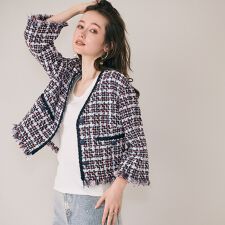 ファンシーツィードジャケット