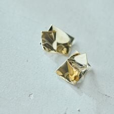 メタルプレートピアス