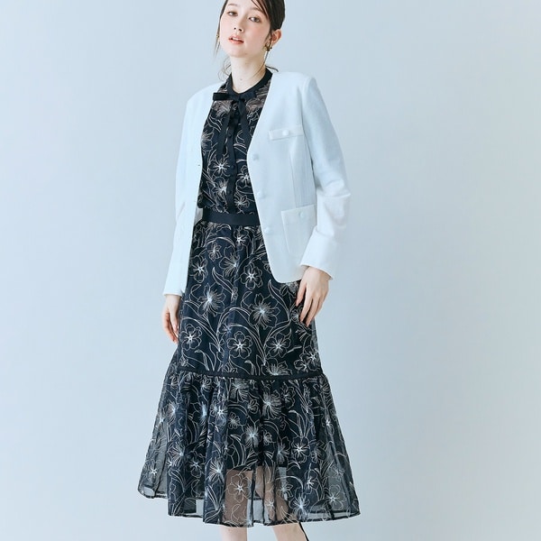 ノーカラージャケット (ブラックフォーマル（礼装・喪服）) の一覧