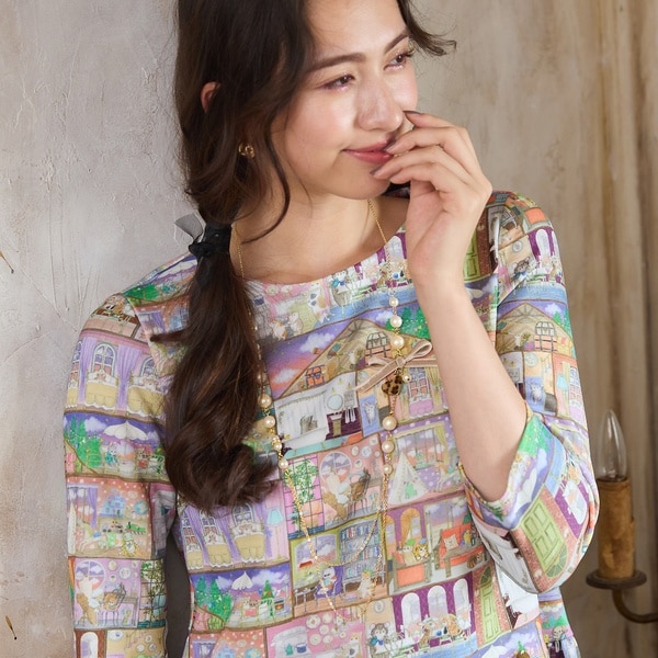 ジョリープッペ（Jolly Poupee）/【22fabric】ラビリンスハウス/ティアードカットソー 22fabric】ラビリンスハウス/ティアードカットソー | ジョリープッペ