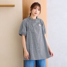 【22fabric】ギンガムチェックブラウス