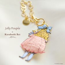 【くらはしれいコラボ】ねこと女の子バッグチャーム